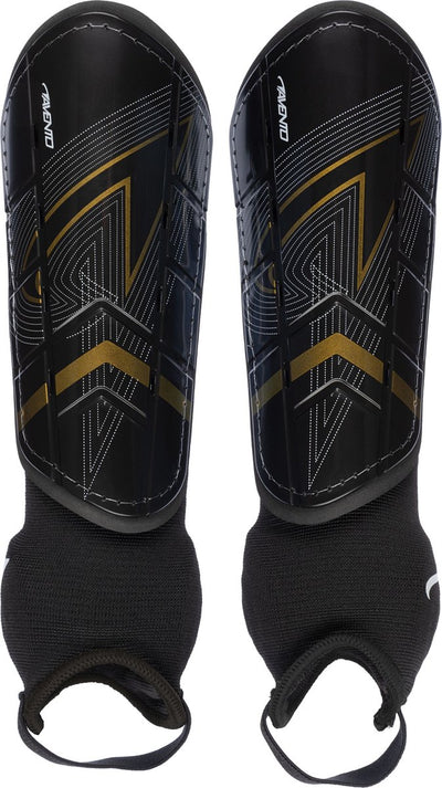 Protège-tibias Avento - avec chaussette - taille s - or noir