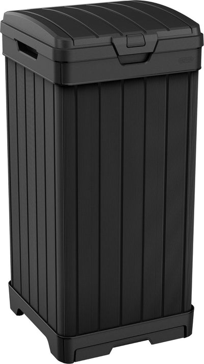 Curver keter baltimore - poubelle 125 litres - hauteur : 87,4 cm - noir
