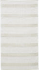 Serviette d'invité à rayures transparentes Beddinghouse - sable