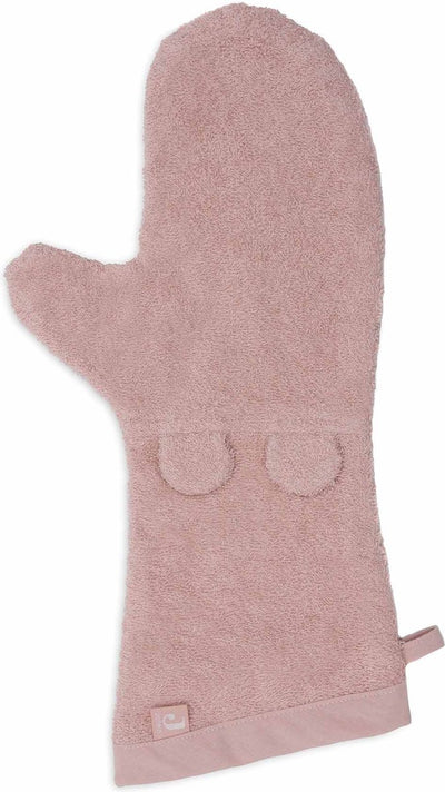 Jollein - gant de toilette bébé éponge - rose sauvage
