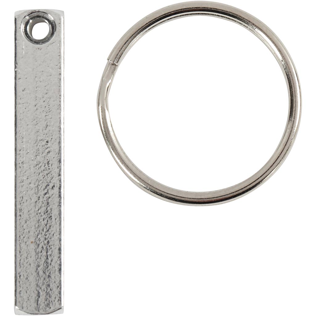 Ensemble d'anneaux de clé Impressart, AFM 40x5 mm, 6 pièces 1 boîte