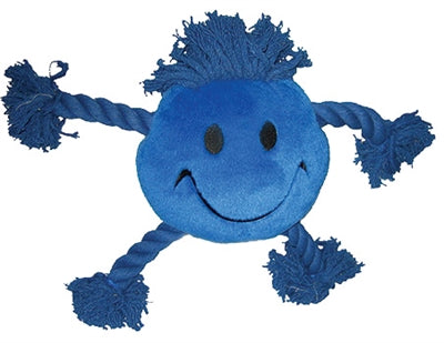 Heureux animal de compagnie visages heureux en peluche smiley bleu