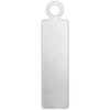 Étiquette de métal impressive, allongée, DIM 20x5 mm, taille du trou 1,9 mm, épaisseur 1,3 mm, aluminium, 20 pièces 1 boîte