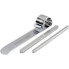 Outils de flexion Impressart et bracelets en métal, L: 15 cm, B: 6-106 mm, aluminium, 1 ensemble