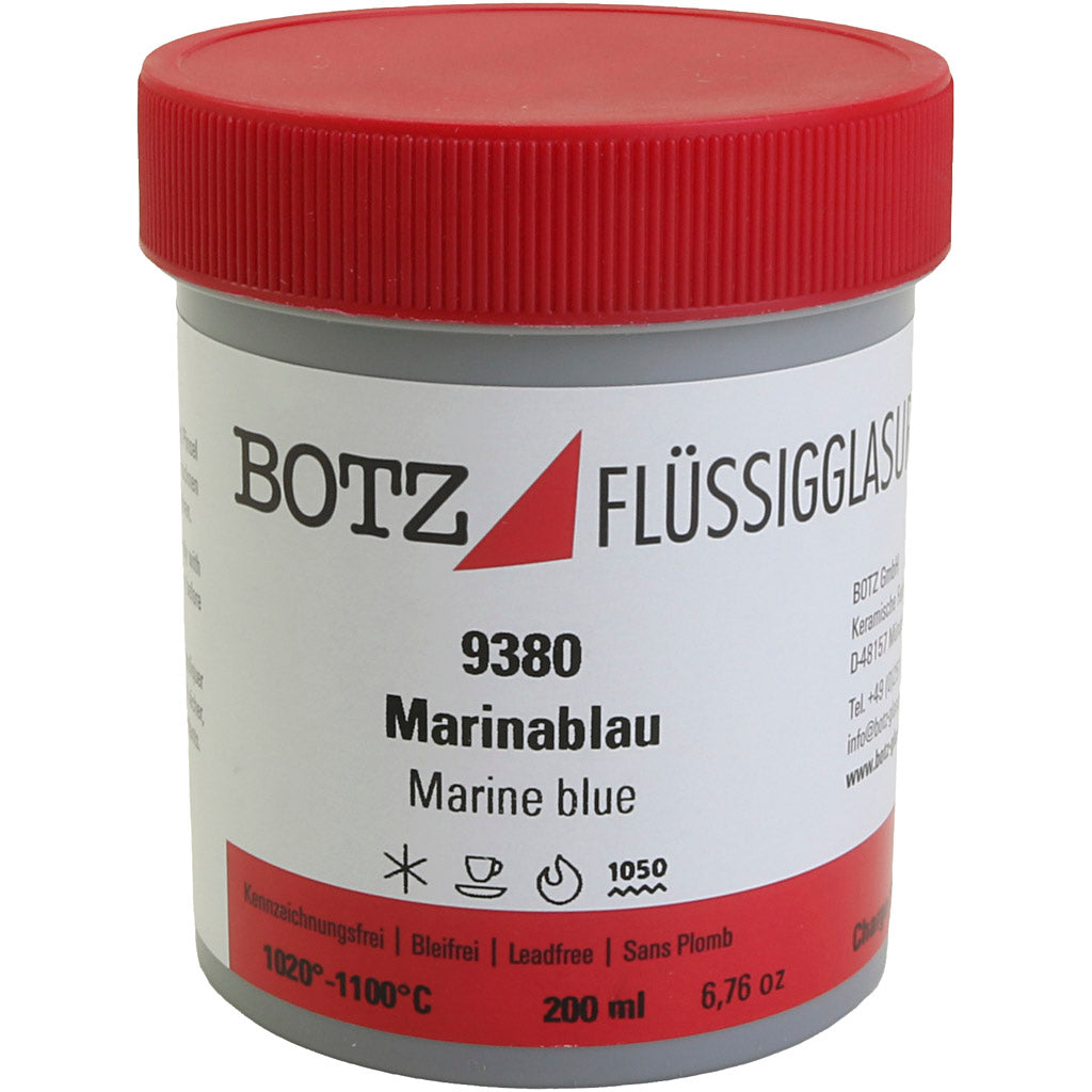 Glaze pour l'argile, bleu, 200 ml 1 boîte