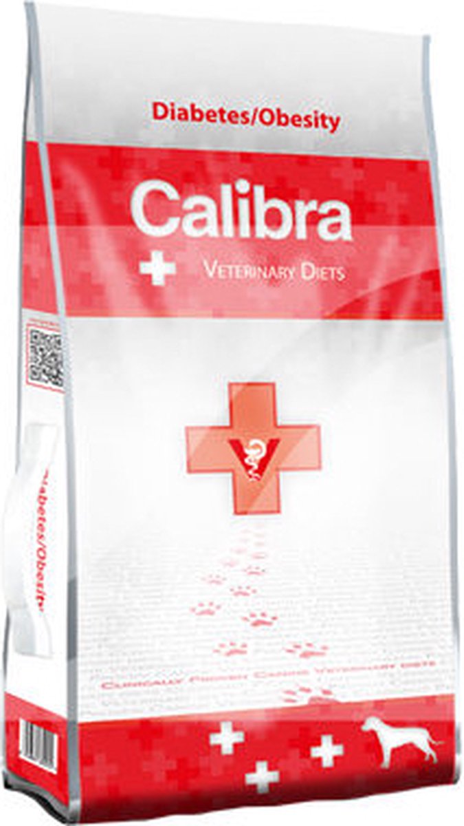 Régimes vétérinaires pour chiens Calibra - diabète obésité - 12 kg