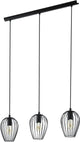 Lampe à suspension Eglo newtown - e27 - 70 cm - noire
