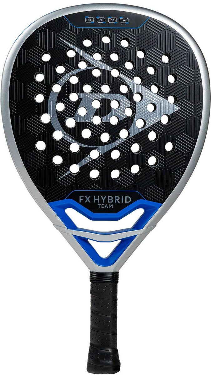 Dunlop fx hybrid team 26- batte de padel- bleu argent