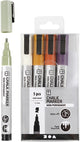 Creativ Company Krijt Markers Pastel Colors, 5st.