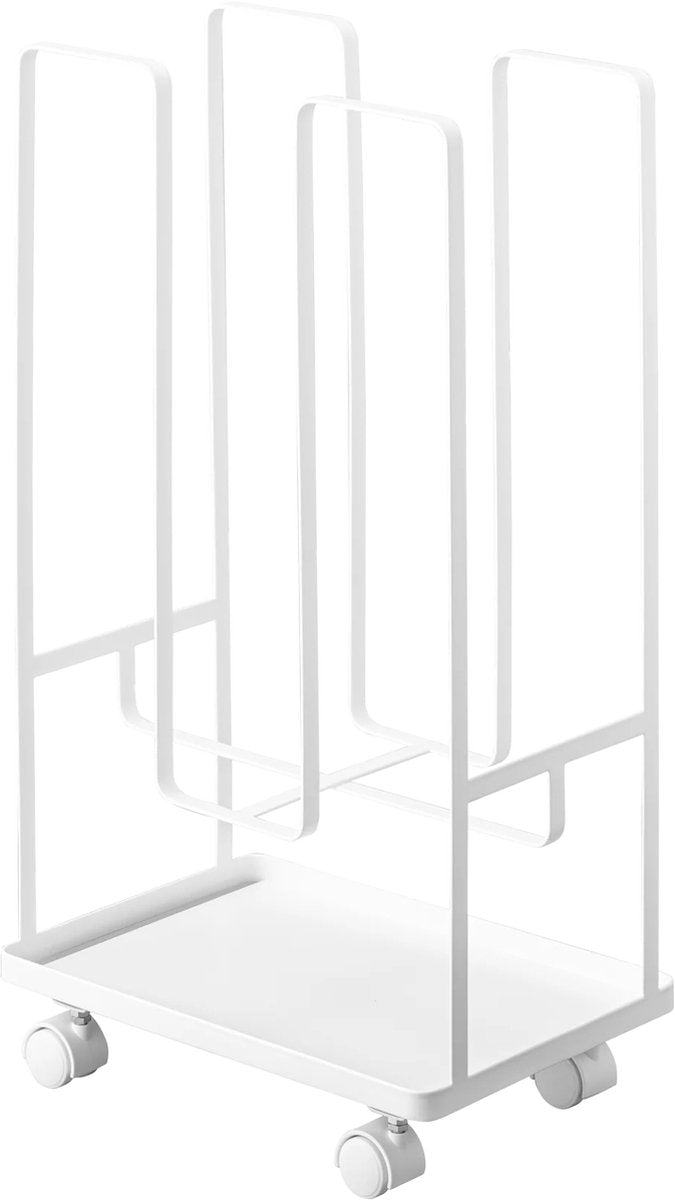 Organisateur en carton Yamazaki - tour - blanc