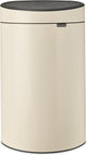 Poubelle Brabantia Touch Bin - 40 litres - beige doux