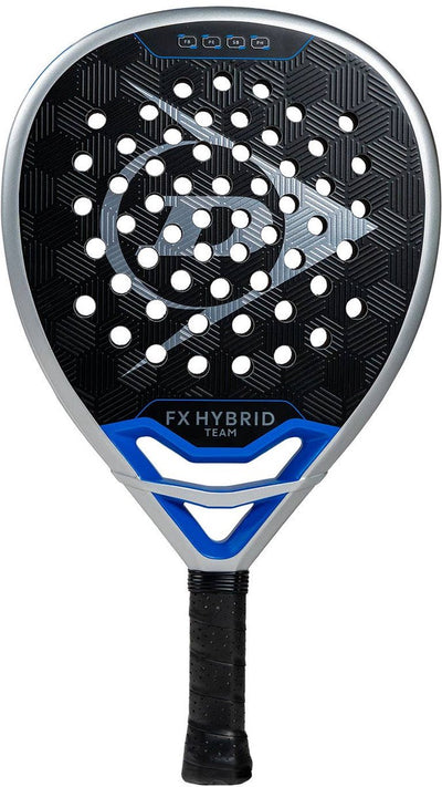 Dunlop fx hybrid team 26- batte de padel- bleu argent