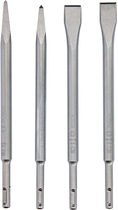 Jeu de burins Bosch 4 pièces standard 250 SDS-plus