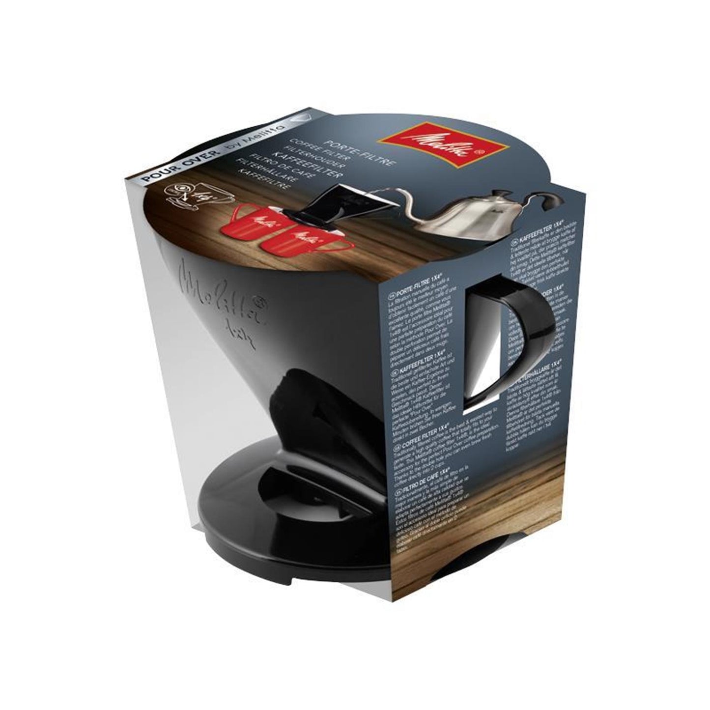 Filtre à café Melitta noir 1x4