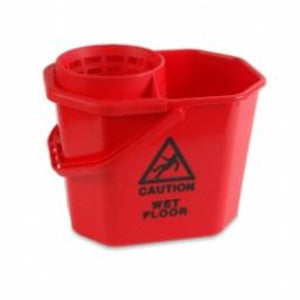 Seau à franges Hygiemix rouge (16 litres)