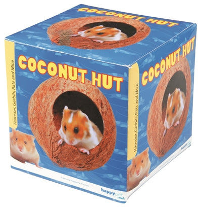 Bonne hutte de noix de coco pour animaux de compagnie