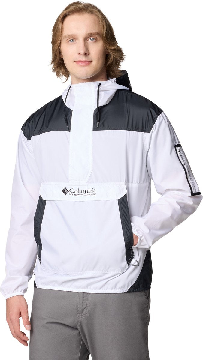 Columbia challenger™ ii coupe-vent veste d'extérieur pour hommes - blanc, noir - maat xl