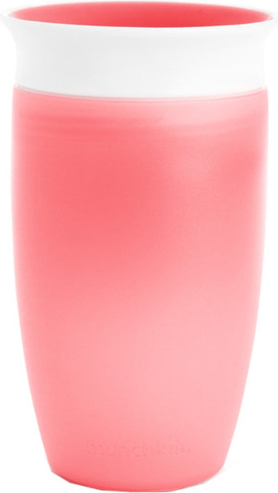 Munchkin miracle anti-fuite 360° gobelet - gobelet - gobelet d'entraînement pour bébé et enfant - 296 ml - rose