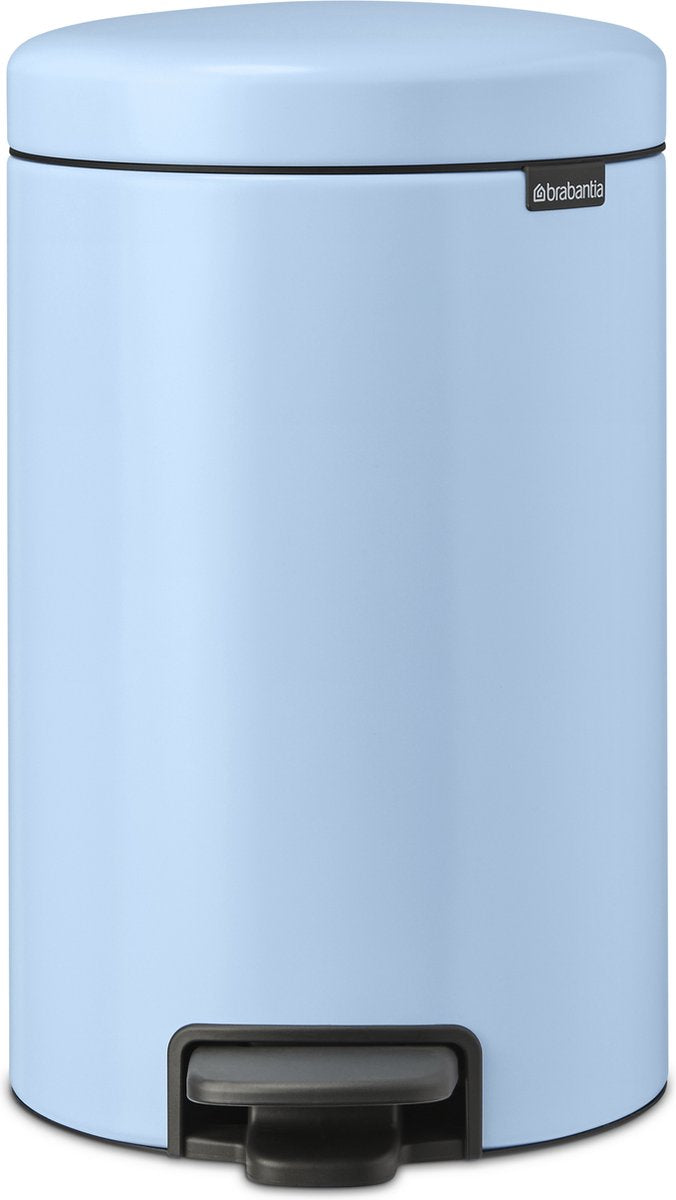 Poubelle Brabantia newicon - 12 litres - bleu rêveur