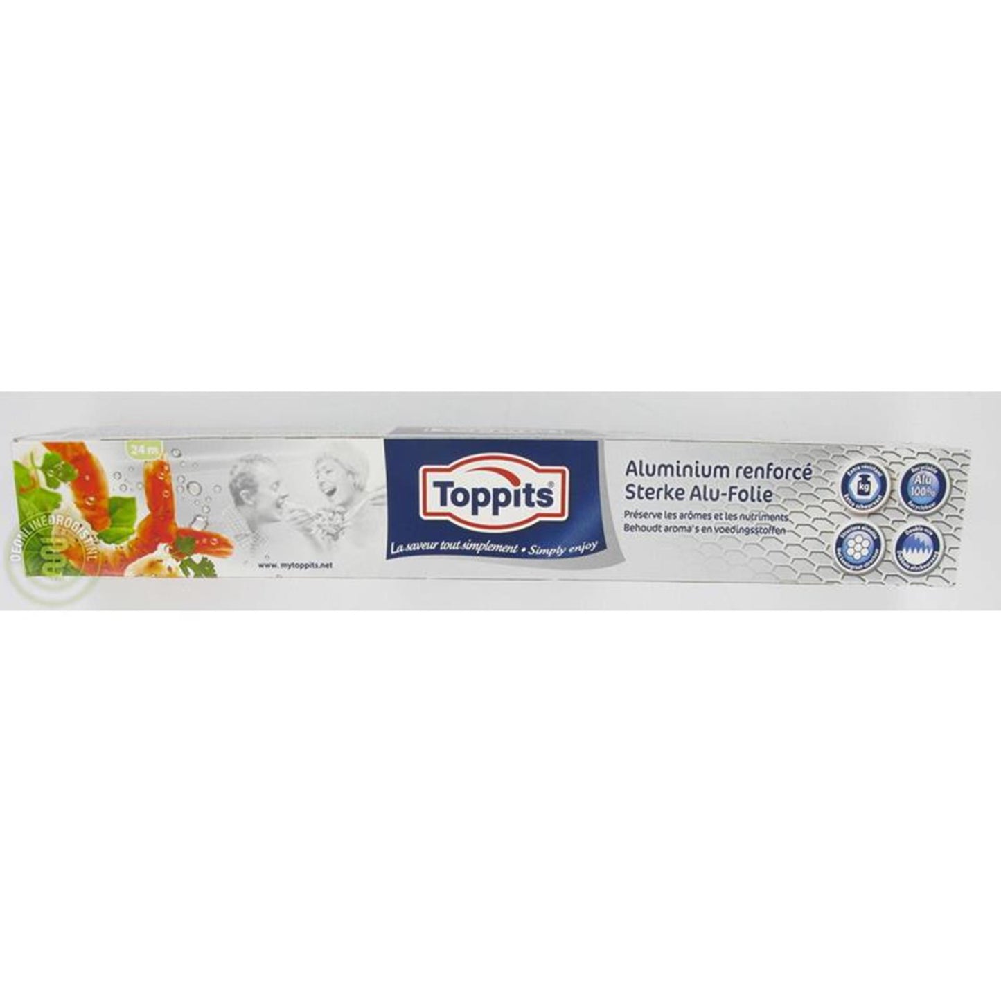 Feuille d'aluminium Toppits 24m