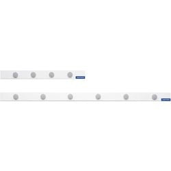 Rebord métallique magnétoplan mur magnéto 16271m blanc
