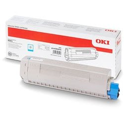 Cartouche de toner oki mc873 cyan originale
