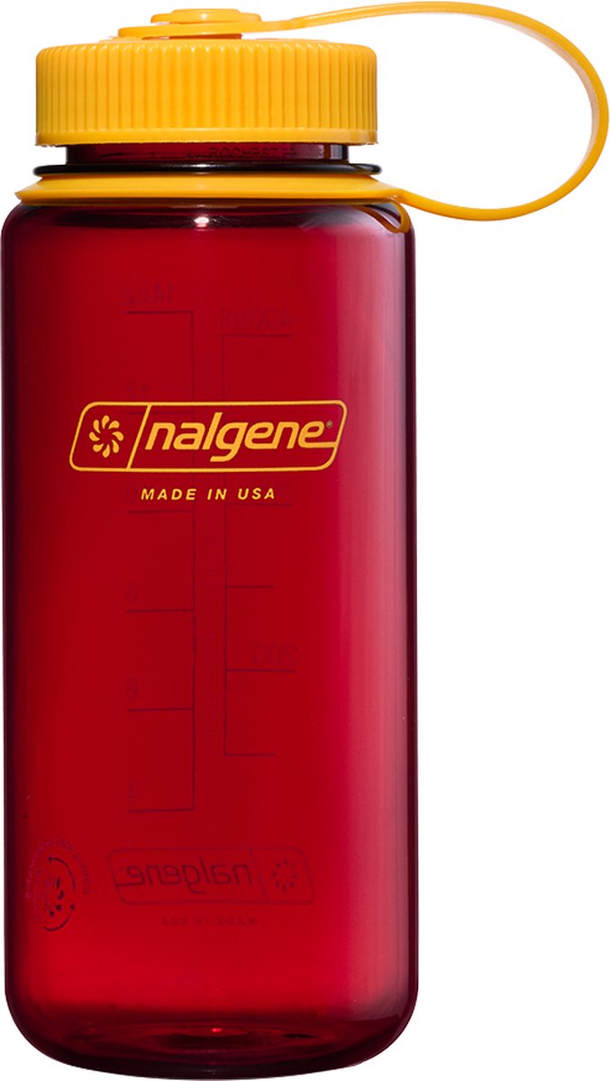 Nalgene - bouteille à large goulot - gourde - bouteille d'eau - étanche - 500 ml - sans bpa - sustain - laker
