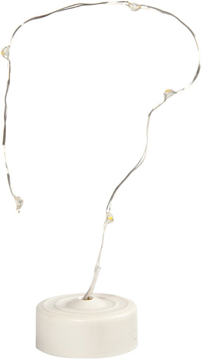 Guirlande lumineuse LED Creativ company, L : 27 cm, argent, 1 pièce