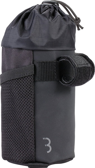 Bbb sac de guidon de vélo vélo de route, vélo de gravier, vélo électrique 1 litre - étanche compact - sac de guidon vélo amovible - sacs de bikepacking - barbuddy bsb-20