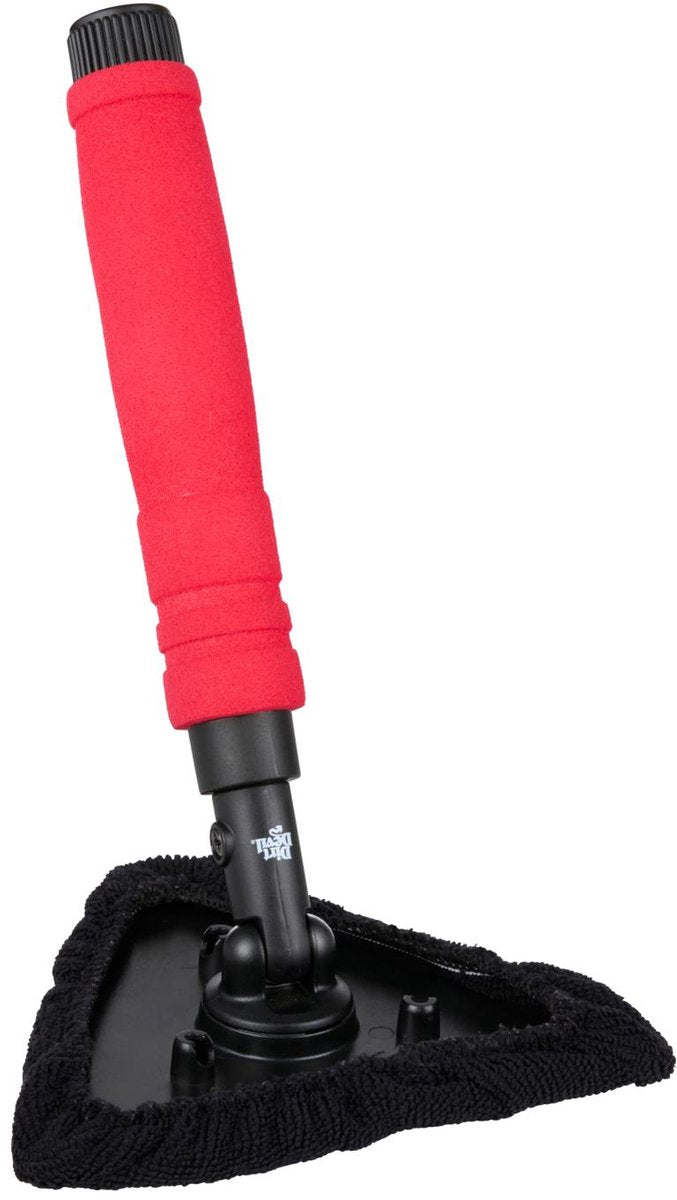 Dirt devil techtronic sans fil - grattoir à glace pour voiture - nettoyant pour vitres et vitres - 3 en 1 - noir rouge