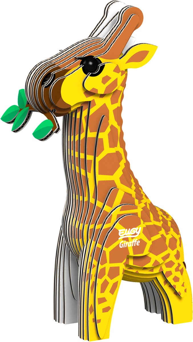Puzzle 3D Eugy - girafe - animaux sauvages - durable - collectionnez-les tous - 6 ans