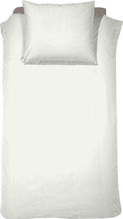 Housse de couette week-end Cendrillon - 1 personne - coton - 140x200 220 cm - ivoire + 1 taie d'oreiller 60x70