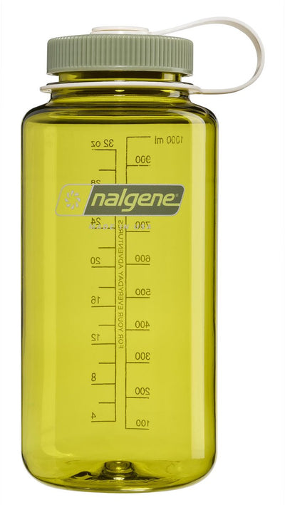Nalgene - bouteille à large goulot - gourde - bouteille d'eau - 1000 ml - sans bpa - sustain - endive avec huile nouveau