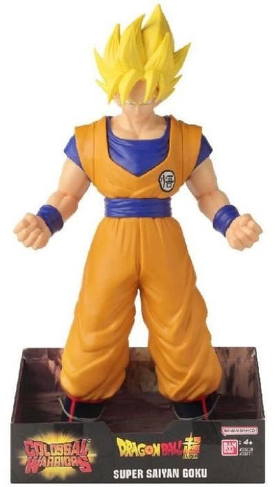 Bandai - dragon ball super - figurine géante super saiyan goku - figurine de collection jumbo - dragon ball sous licence officielle - figurine goku 40cm pour jouer, exposer - jouets enfant 4 ans et + - 38771