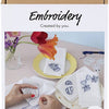 Creativ company hobby set broderie, serviettes, blanc cassé, 1 boîte