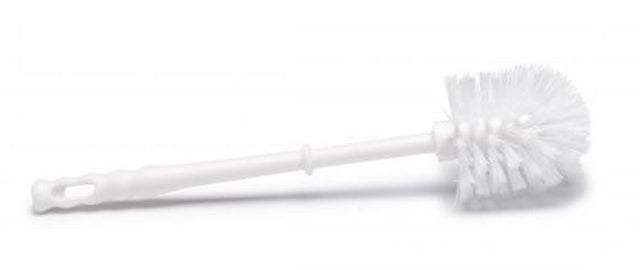 Brosse de toilette blanche (plastique)