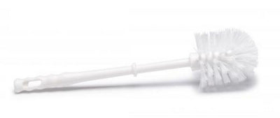 Brosse de toilette blanche (plastique)