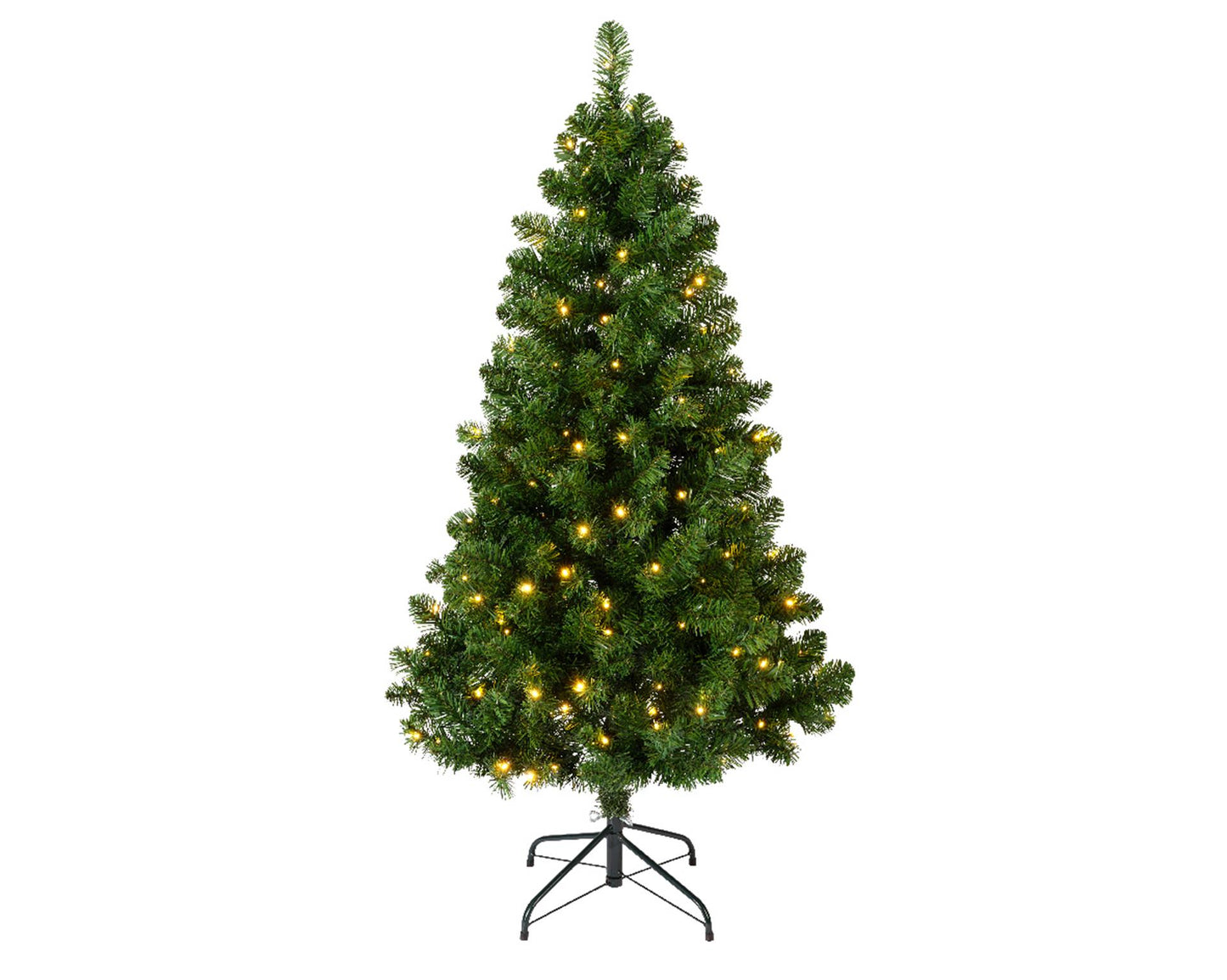 Sapin de Noël Everlands pin impérial150cm + éclairage LED