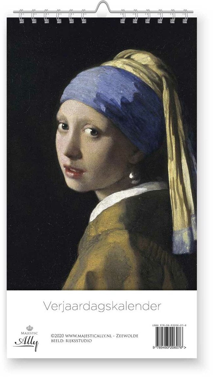 Calendrier d'anniversaire majestueux des maîtres anciens