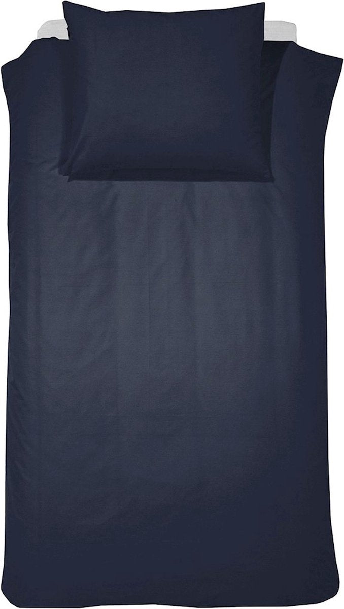 Housse de couette week-end Cendrillon - 1 personne - coton - 140x200 220 cm - marine