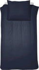 Housse de couette week-end Cendrillon - 1 personne - coton - 140x200 220 cm - marine