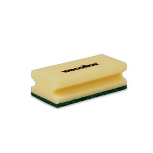 Wecoline weco éponge à récurer avec grip jaune vert 142x70x45 mm (10 pièces)