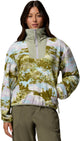 Pull extérieur femme imprimé demi-zip Columbia sequoia grove™ - citron haze, fieldaze
