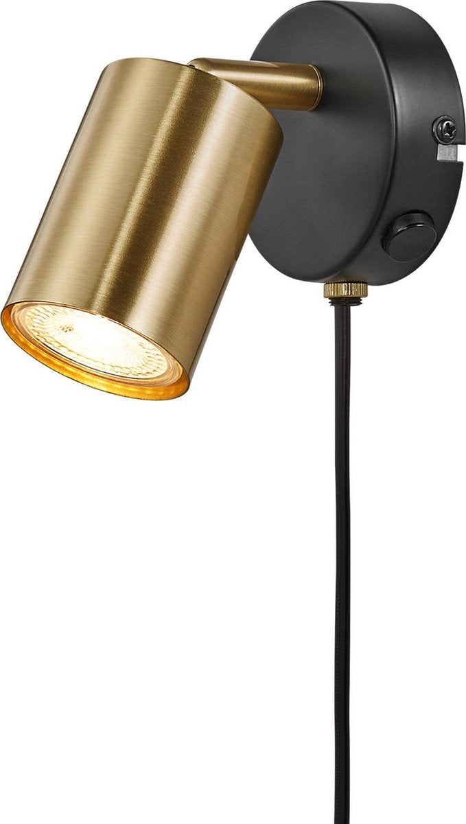 Nordlux explore applique-gu10-laiton noir