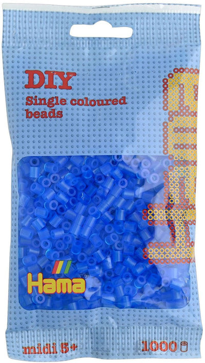 Hama Iron Beads Blue Transparent (015), 1000st.
