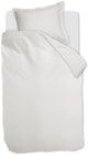 Housse de couette Ambiante satin uni - simple - 140x200 220 cm - blanc