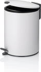 Kela poubelle à pédale, 5 l, blanc - | mat