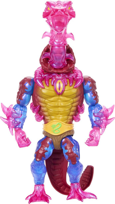 Mattel Motu x TMNT : figurine Les Tortues de Grayskull Figurine articulée Rattlor 14 cm
