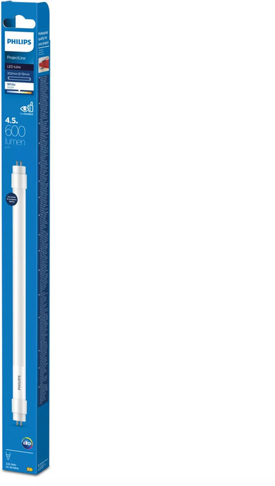 Philips led philips projectline led tube fluorescent - t5 mini - 4,5w - g5 - lumière blanche brillante - 300 mm