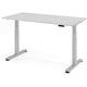 Bureau assis-debout Bach Hammerer gris 160x80x127cm
